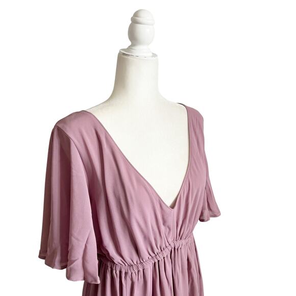 Show Me Your Mumu Emily Maxi Dress 1X Antique Rose NWT - Picture 4 of 9
